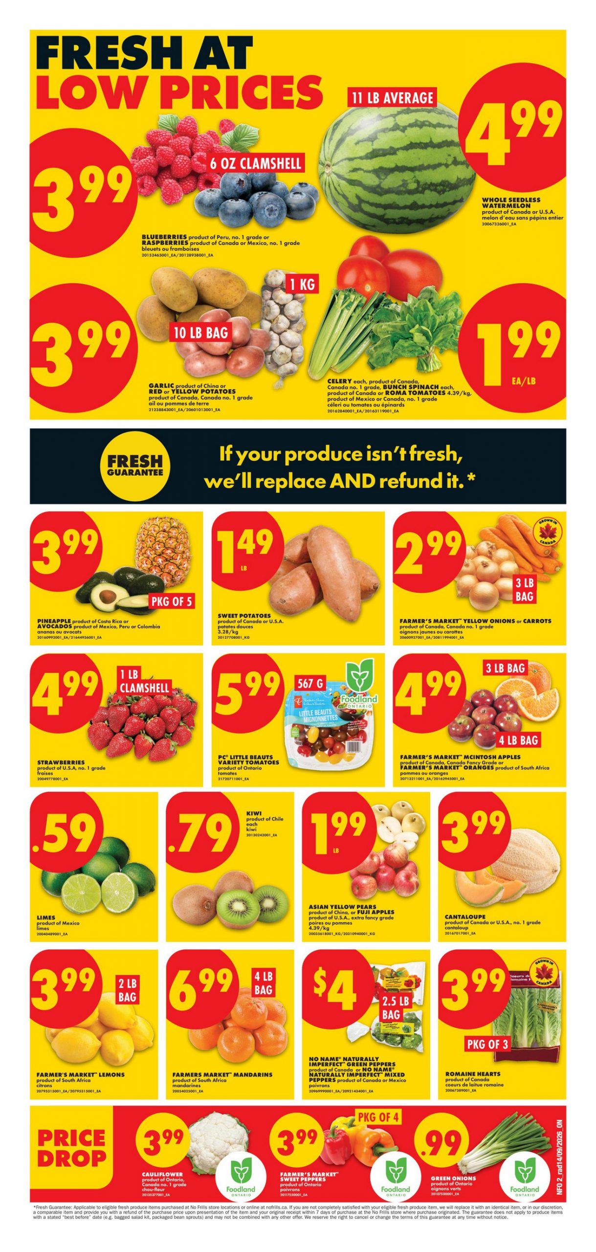 No Frills Flyer Weekly Sales 22 September 2026