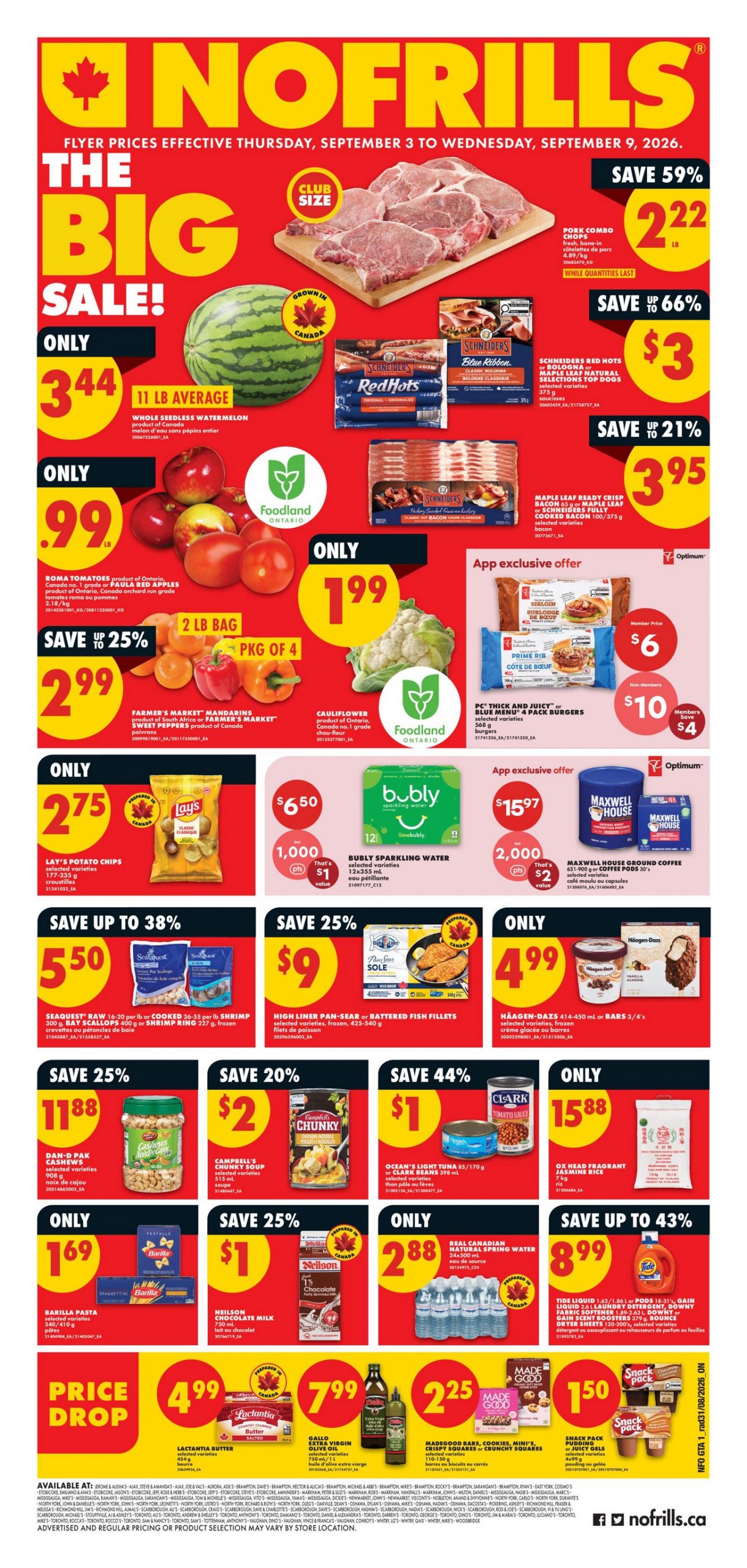 No Frills Flyer Weekly Sales 7 September 2026