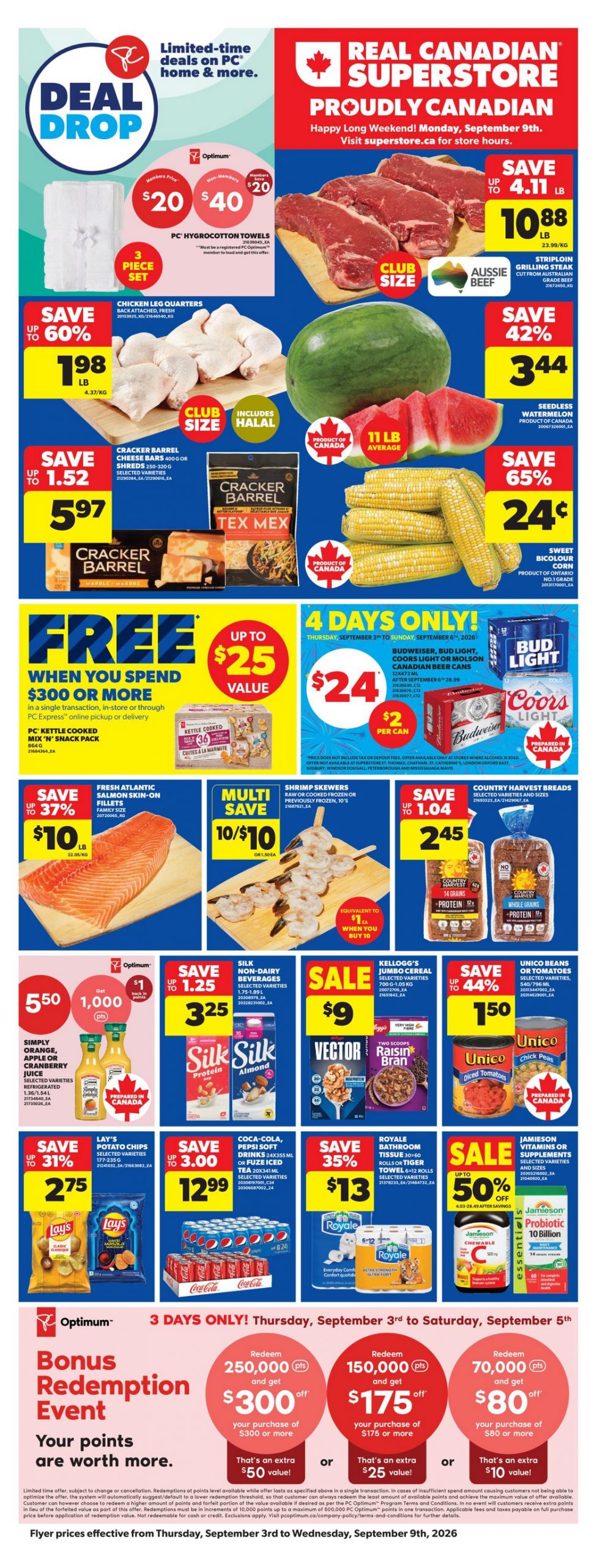 Real Canadian Superstore Flyer Weekly Sales 3 September 2026