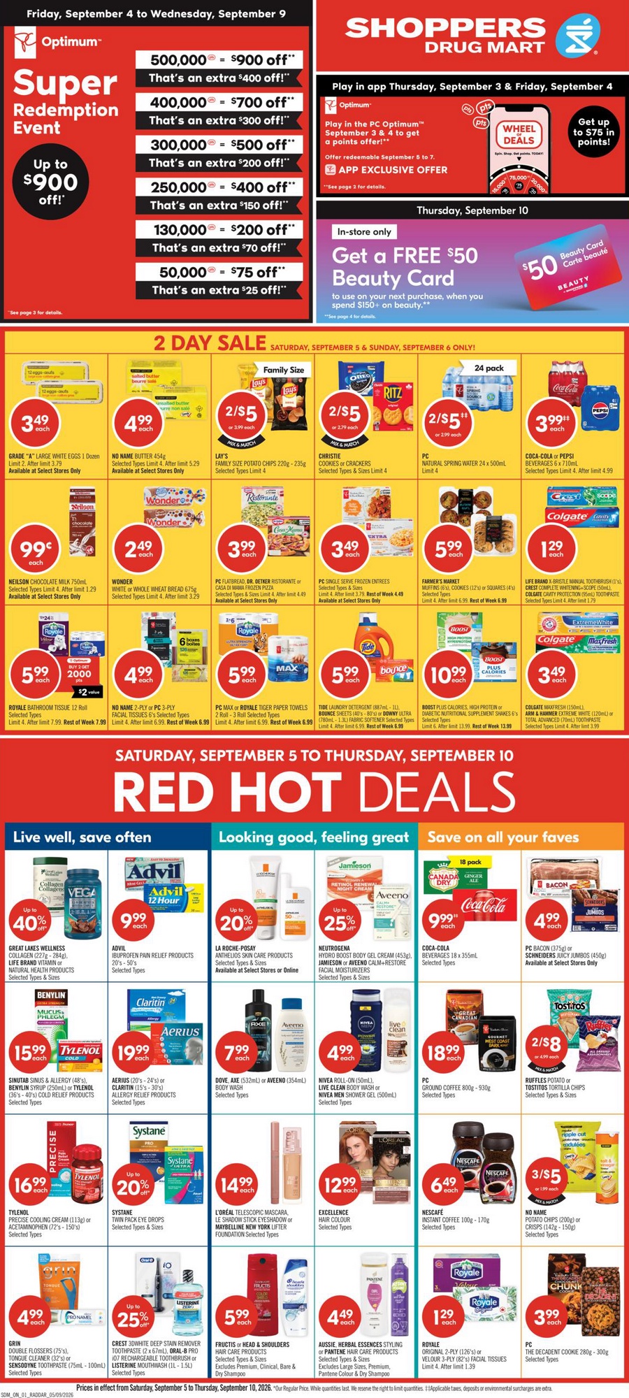 Shoppers Drug Mart Flyer Weekly Deals 4 September 2026