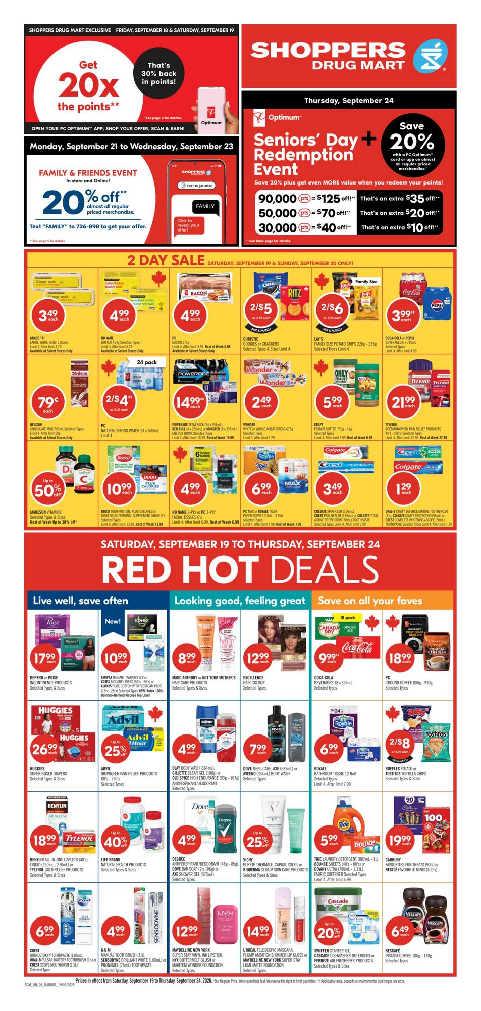 Shoppers Drug Mart Flyer Weekly Sales 19 September 2026