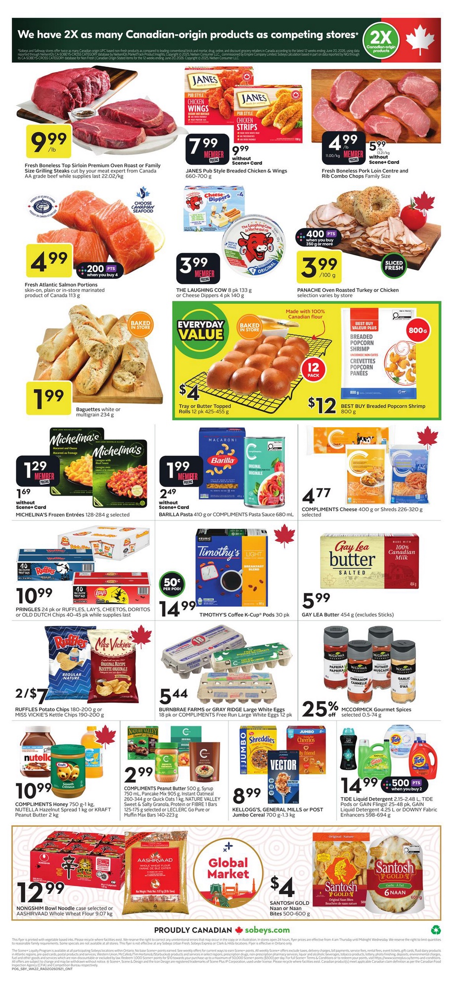 Sobeys Flyer Weekly Sales 28 September 2026