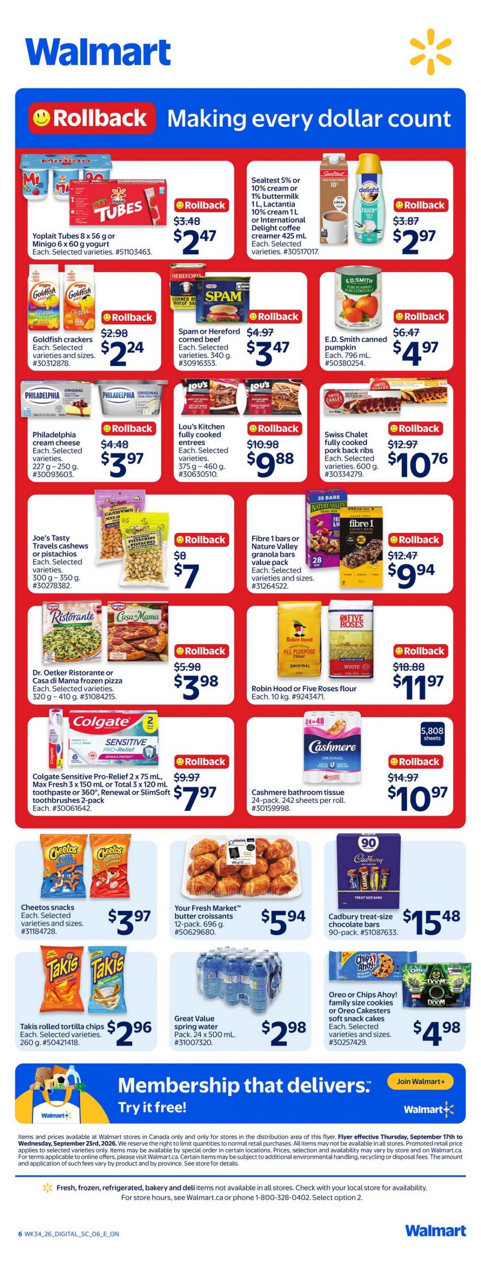 Walmart Flyer Special Deals 21 September 2026