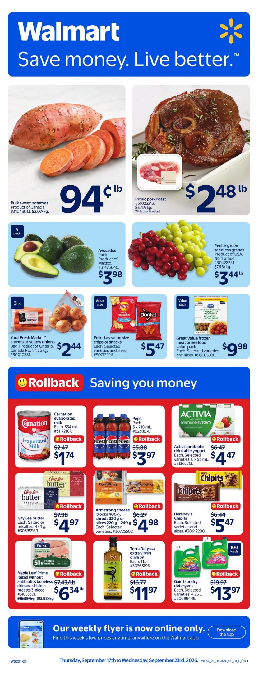 Walmart Flyer Weekly Deals 17 September 2026