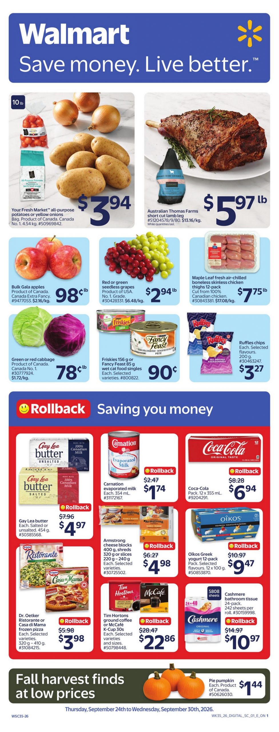 Walmart Flyer Weekly Sales 24 September 2026