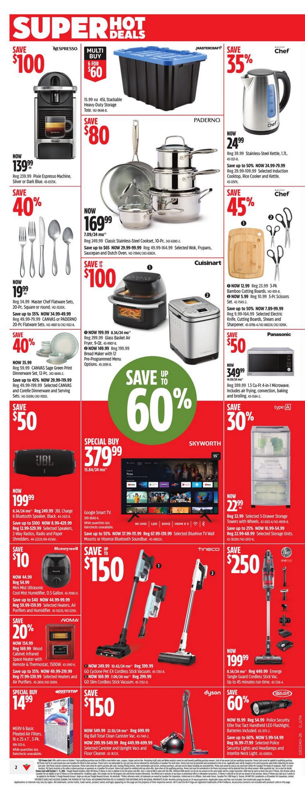 Canadian Tire Flyer Special Deals 5 October 2026