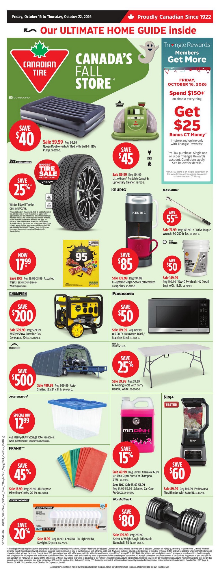 Canadian Tire Flyer Weekly Deals 17 October 2026