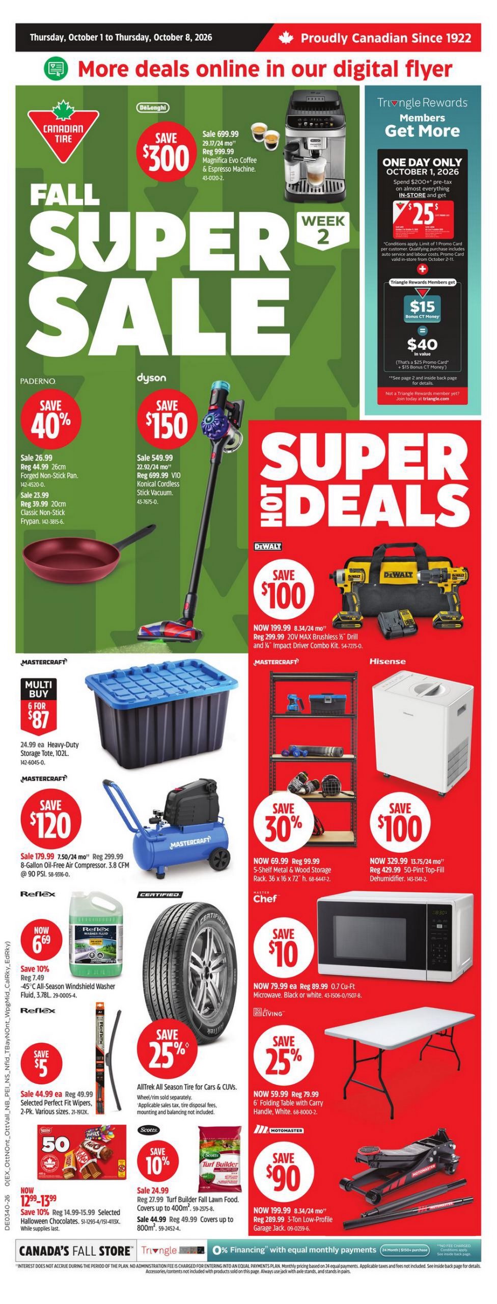 Canadian Tire Flyer Weekly Sales 2 October 2026