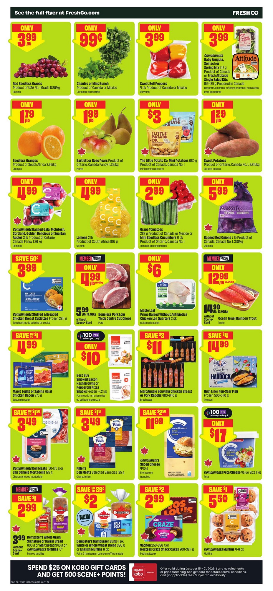 FreshCo Flyer Special Deals 19 October 2026