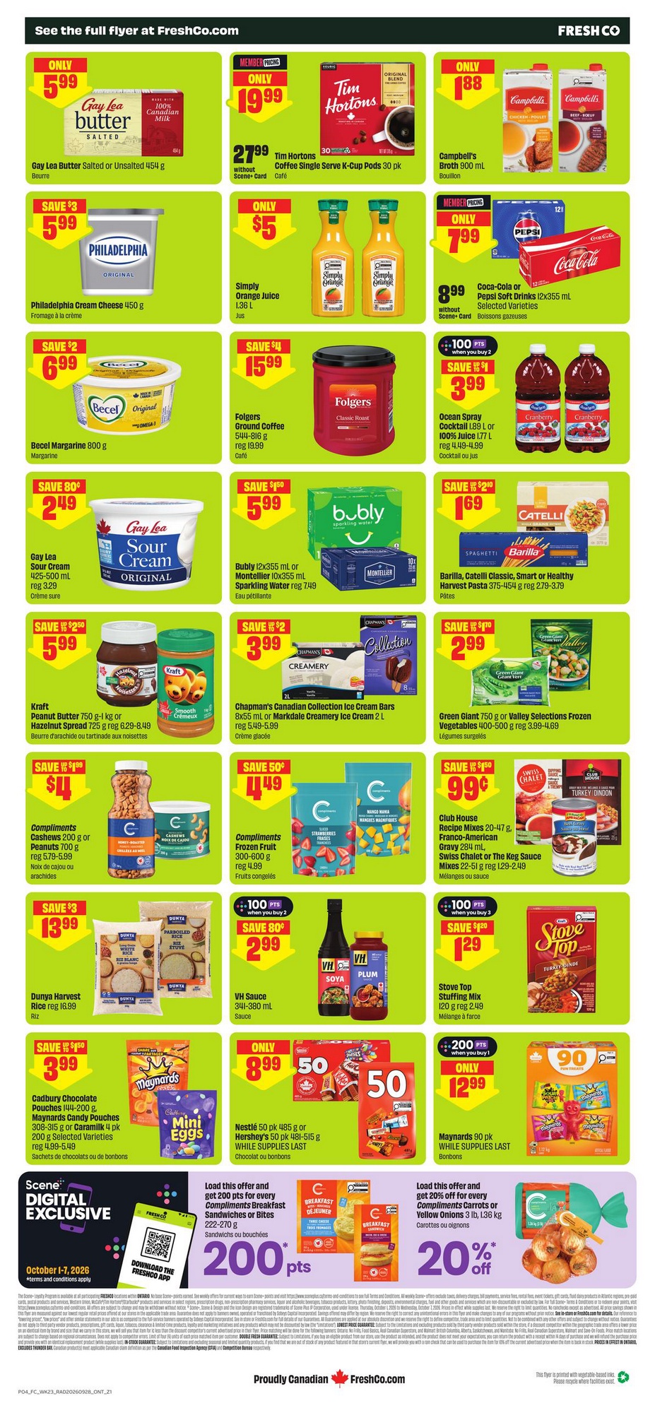 FreshCo Flyer Weekly Sales 7 October 2026