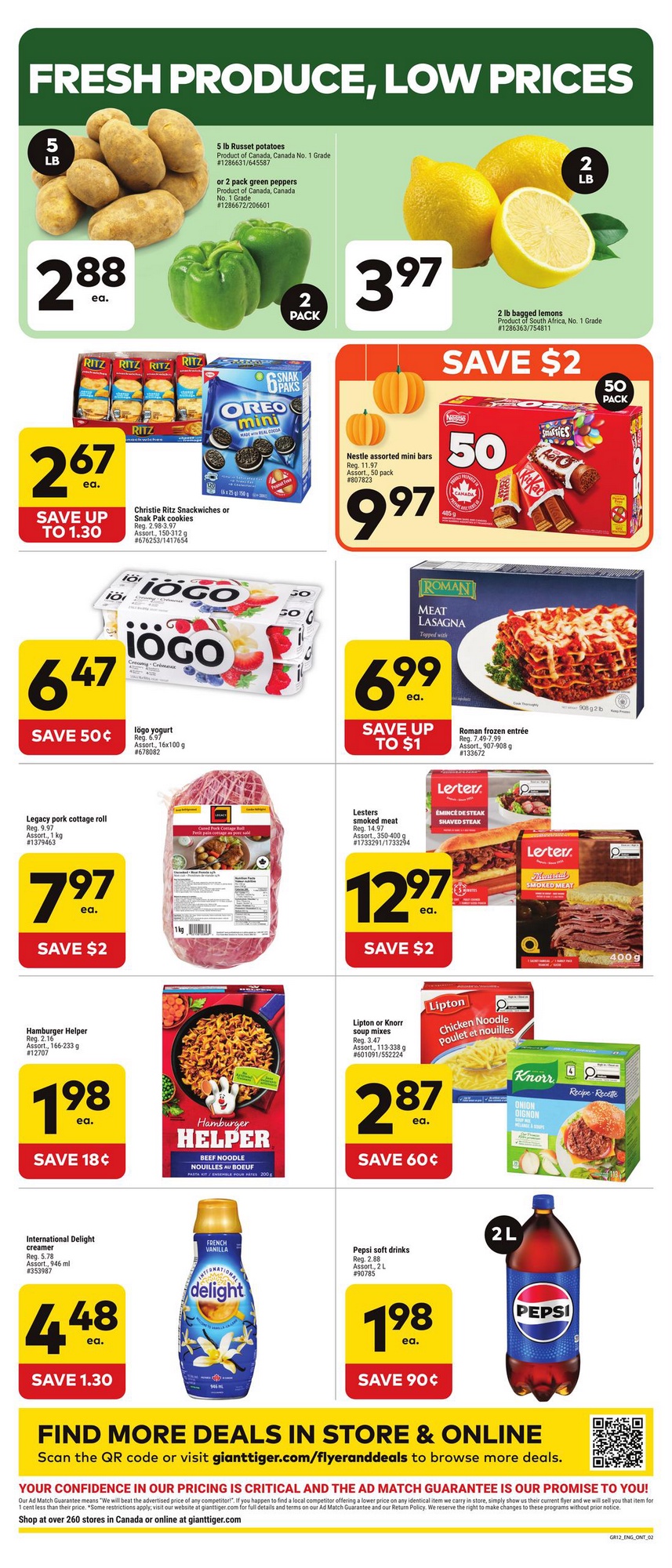 Giant Tiger Ontario weekly flyer, October 21-27, 2026, source page 2
