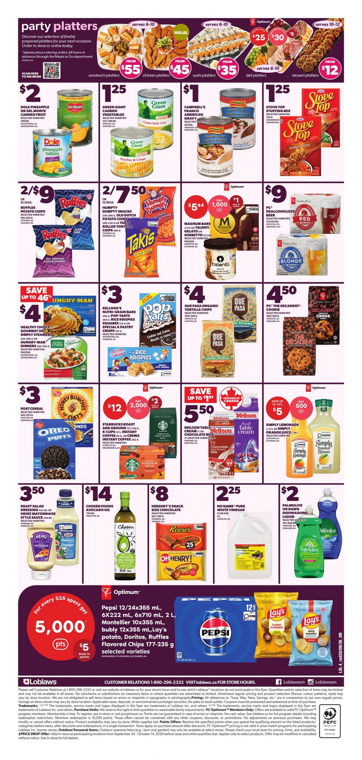 Loblaws Flyer Special Deals 3 October 2026