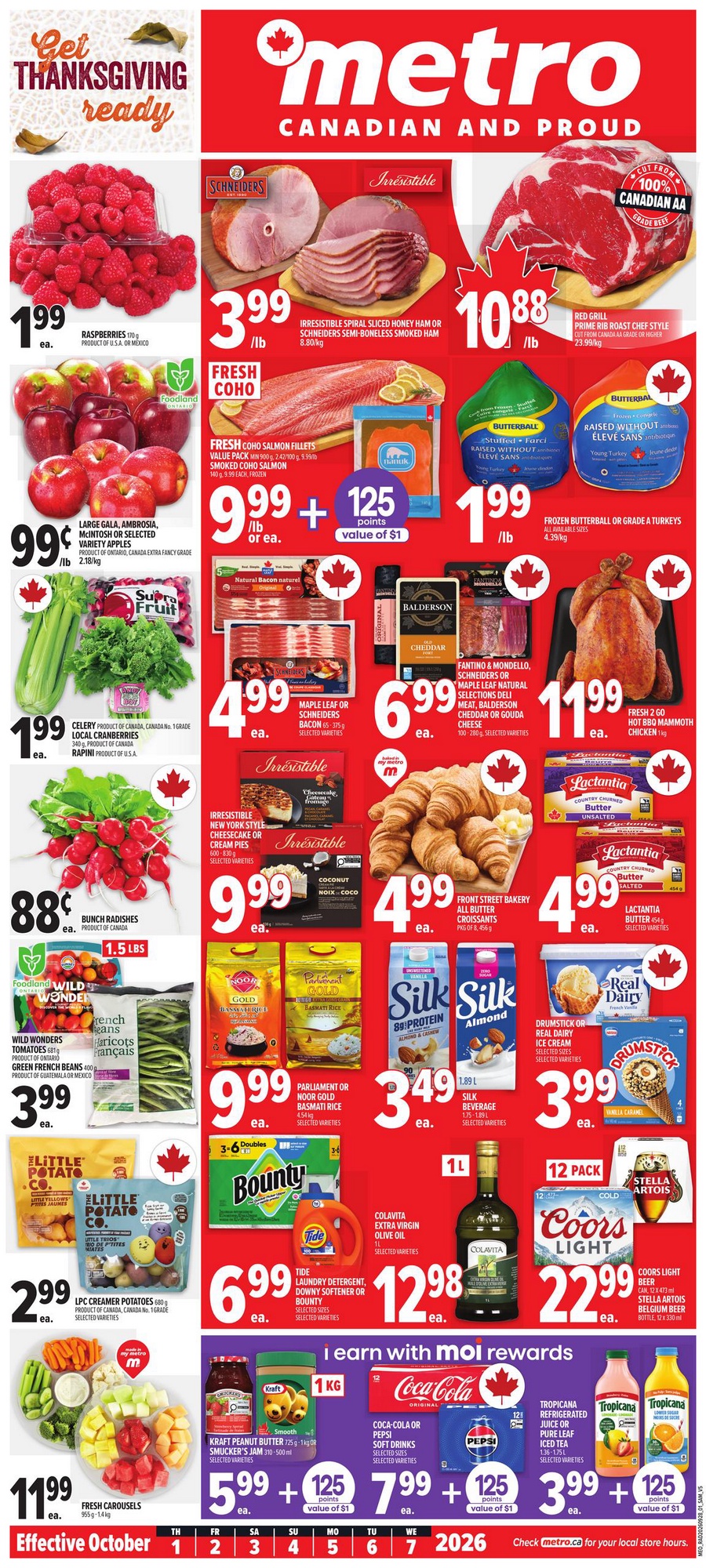 Metro Flyer Canadian Thanksgiving Meal Planning 2 October 2026