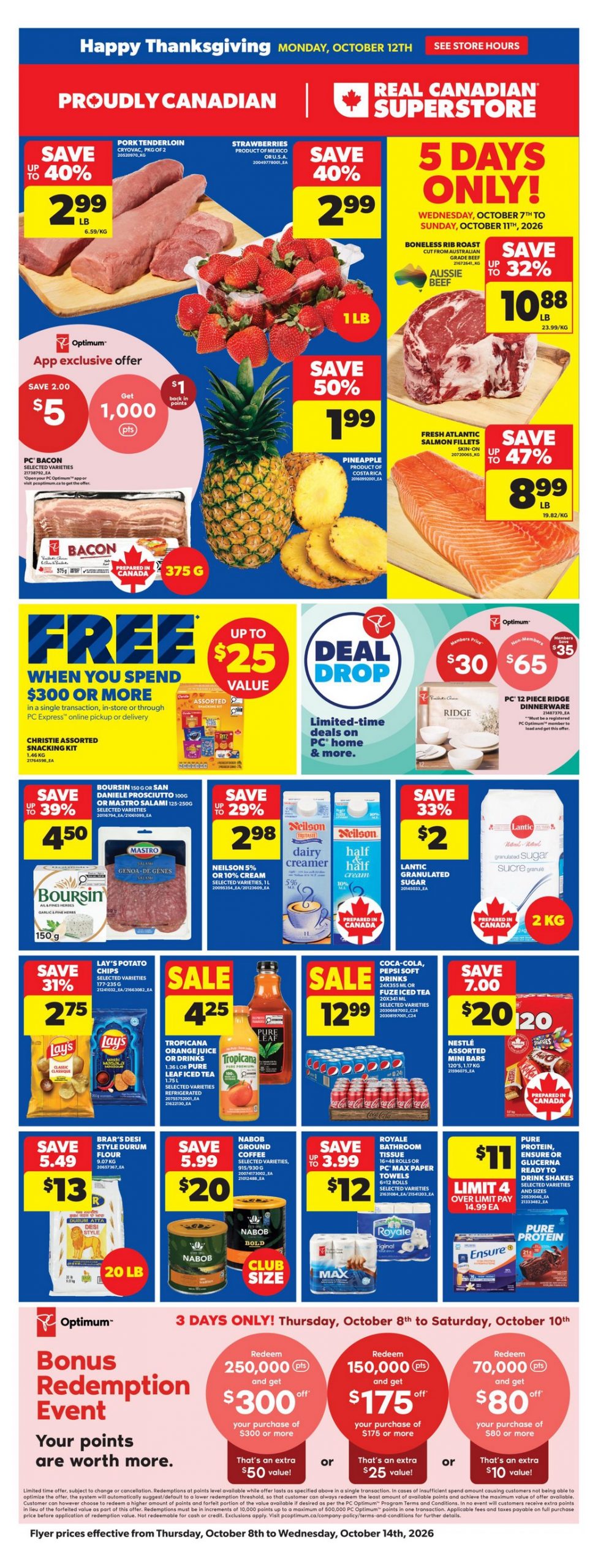 Real Canadian Superstore Flyer Special Deals 10 October 2026