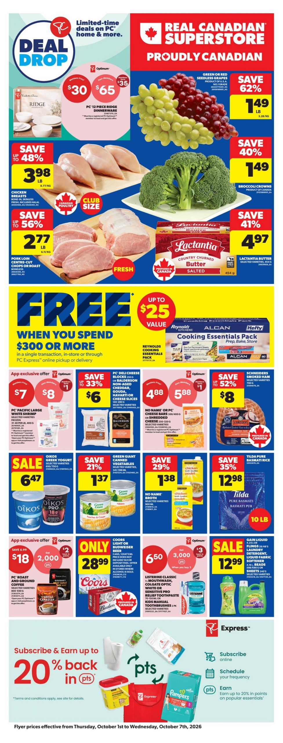 Real Canadian Superstore Flyer Weekly Deals 2 October 2026
