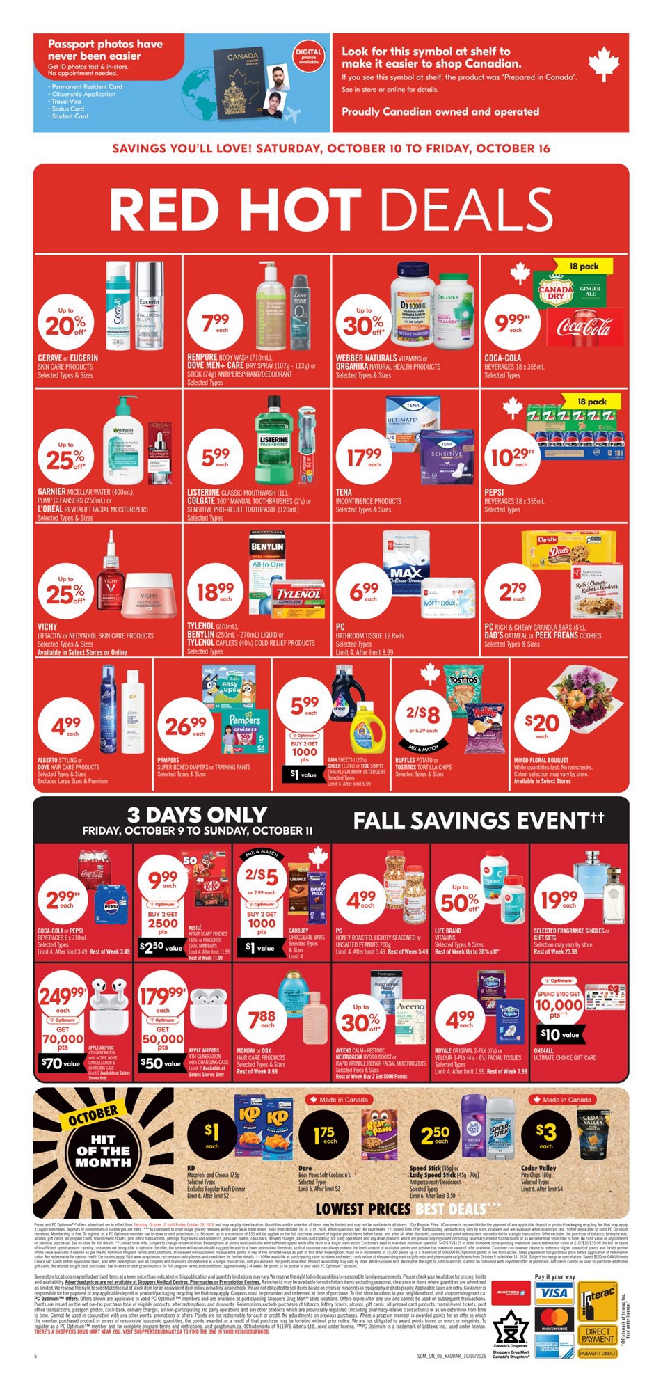 Shoppers Drug Mart Flyer Weekly Deals 9 October 2026