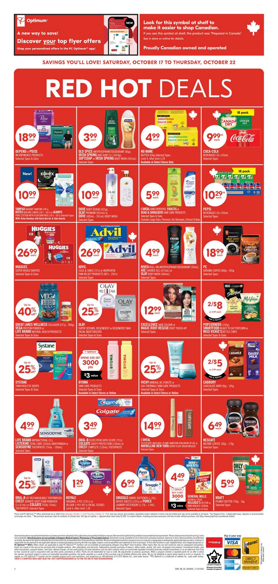 Shoppers Drug Mart Flyer Weekly Sales 16 October 2026