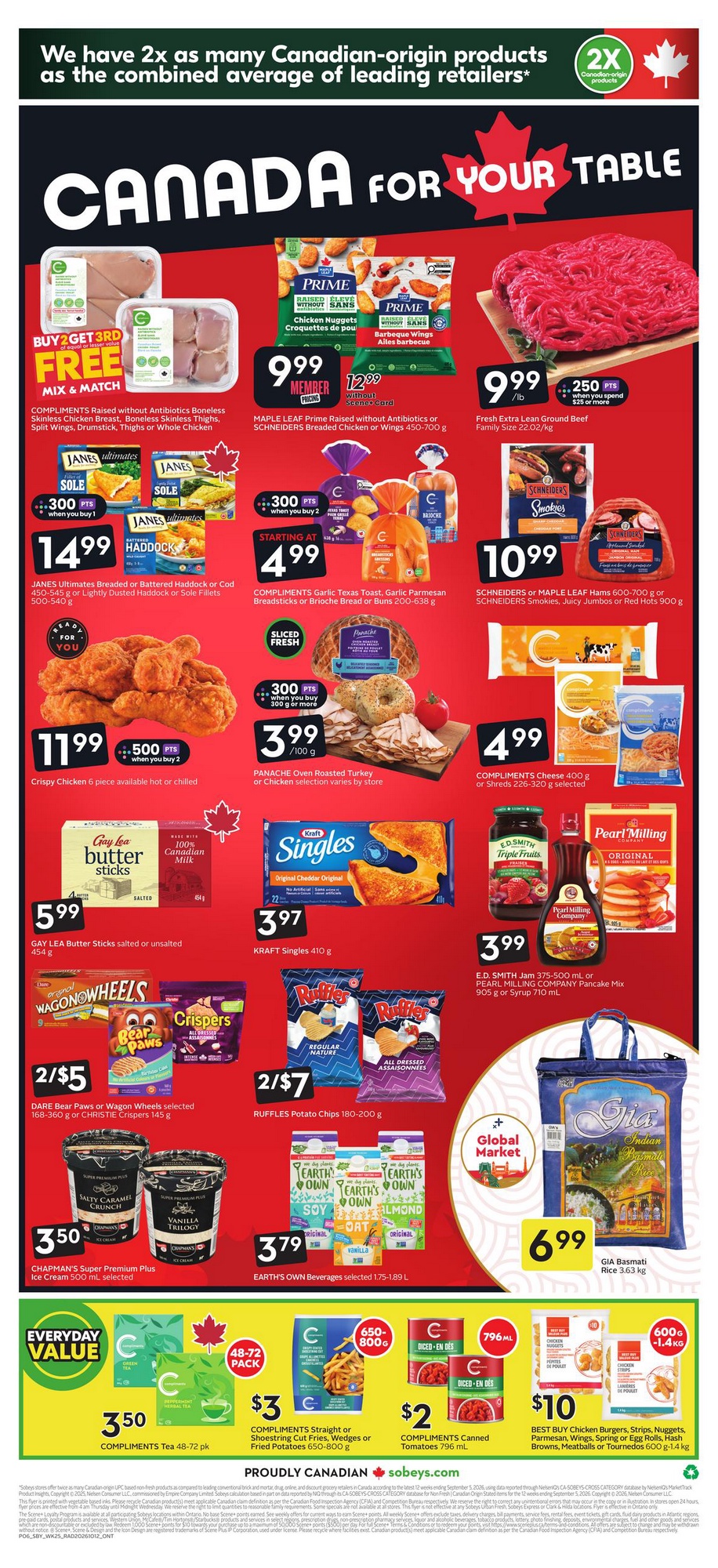 Sobeys Flyer Weekly Deals 16 October 2026