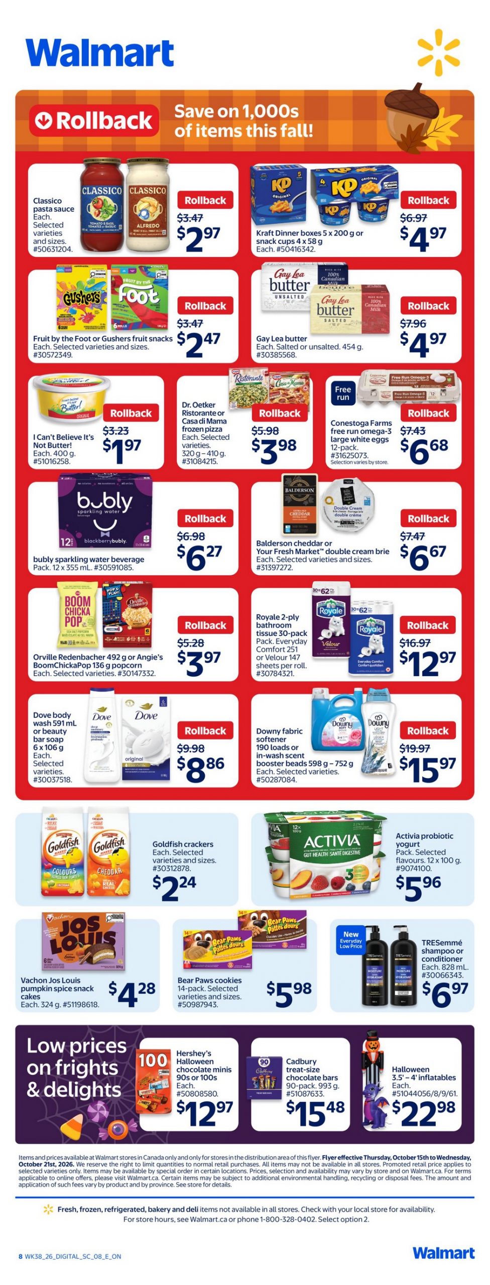 Walmart Flyer Halloween Treat and Decor Planning 17 October 2026